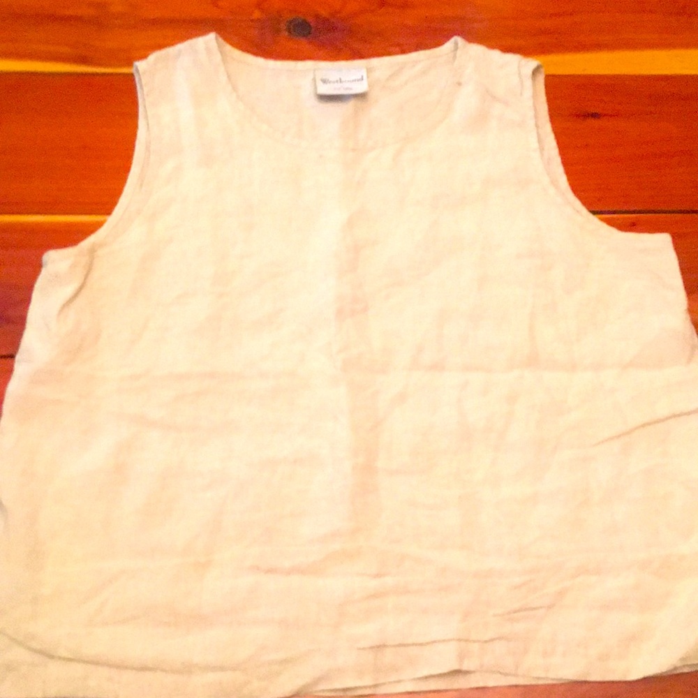 Vintage Ladies Westbound Linen Tank Top